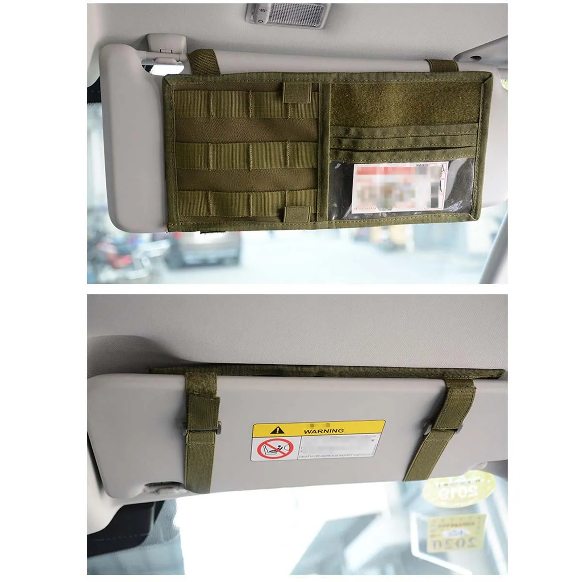Tactical Car Sun Visor Organizer 2