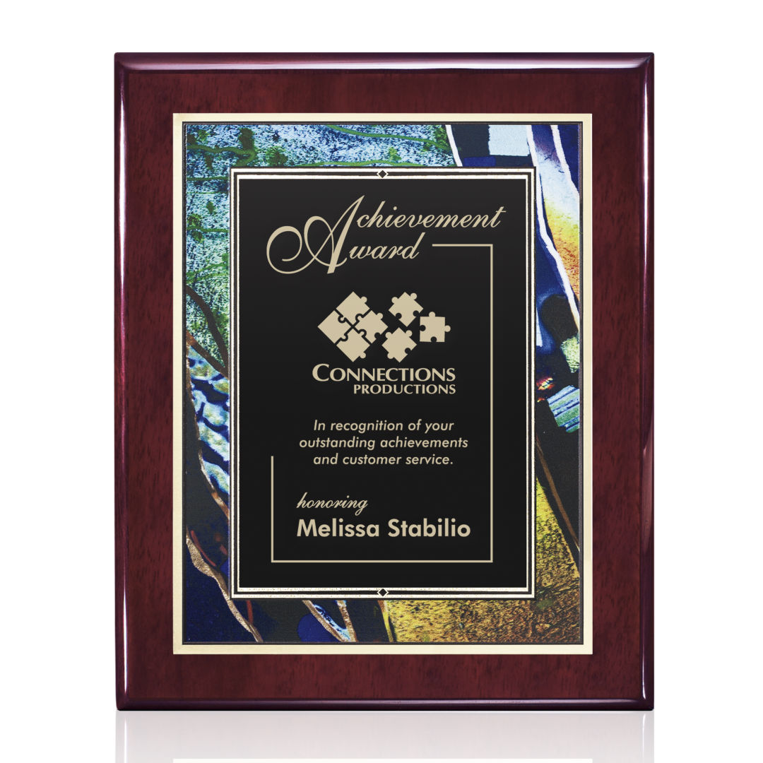 Oakleigh/Verdi Plaque - Rosewood Finish 6