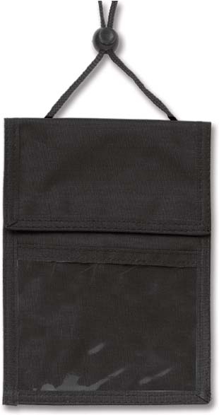 5.50" W x 7.00" H - 3-Pocket Credential Wallet (1 Color Imprint) 4