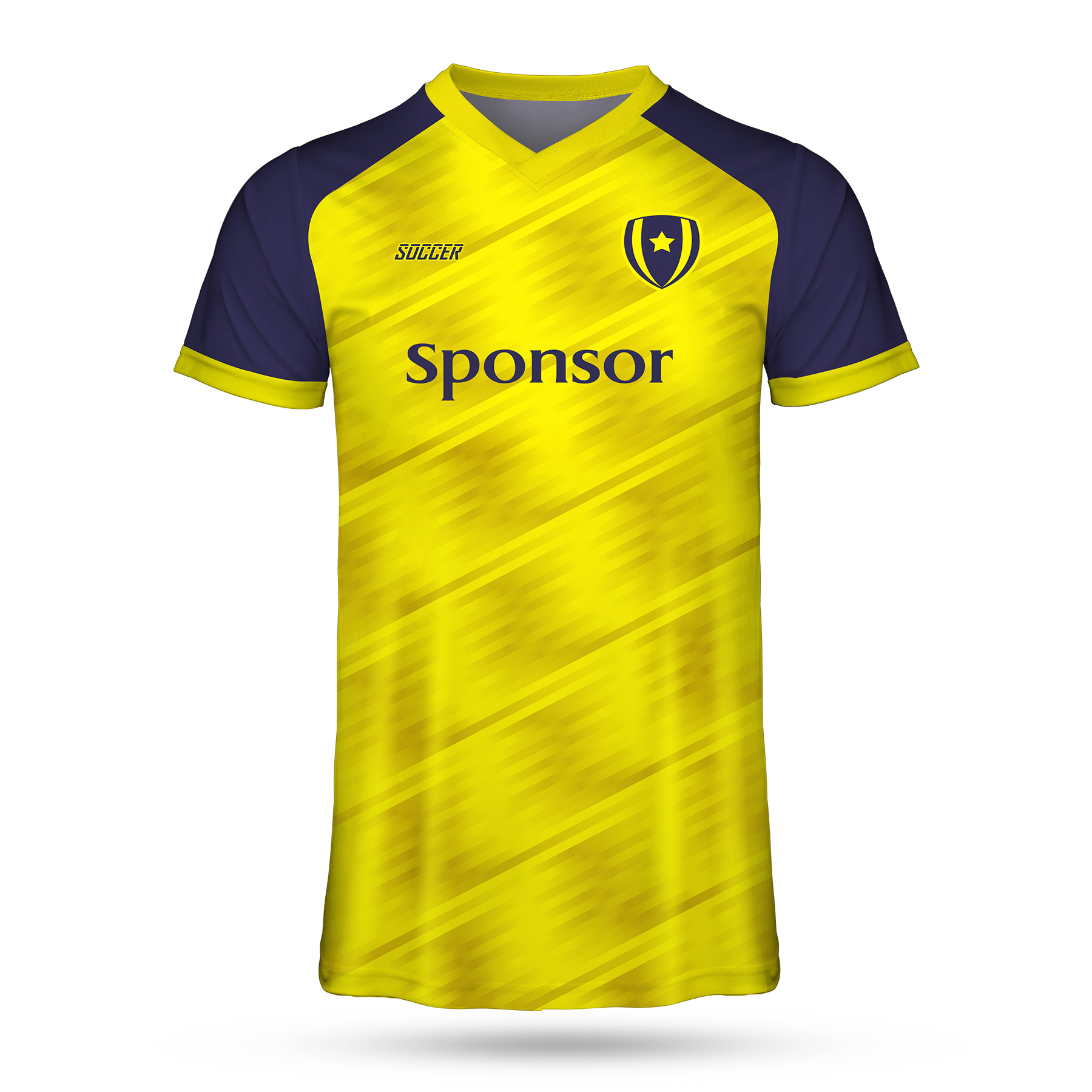 Custom Performance Personalized Rib Neck Soccer Jersey (Full Color Dye Sublimated) 6