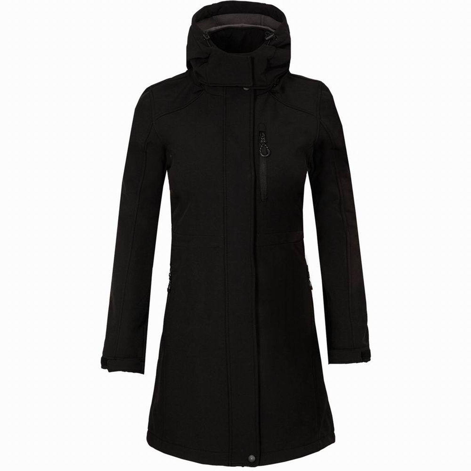 Women's Softshell Long Jacket with Hood 7