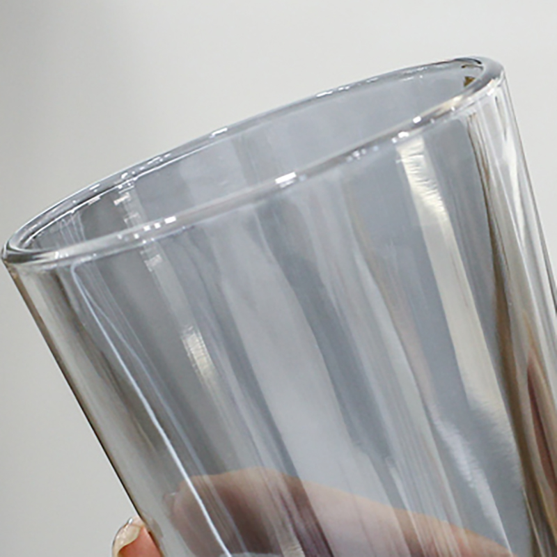 2 in 1 Heat Resistant Glass w/ Stainless Steel Straw 3