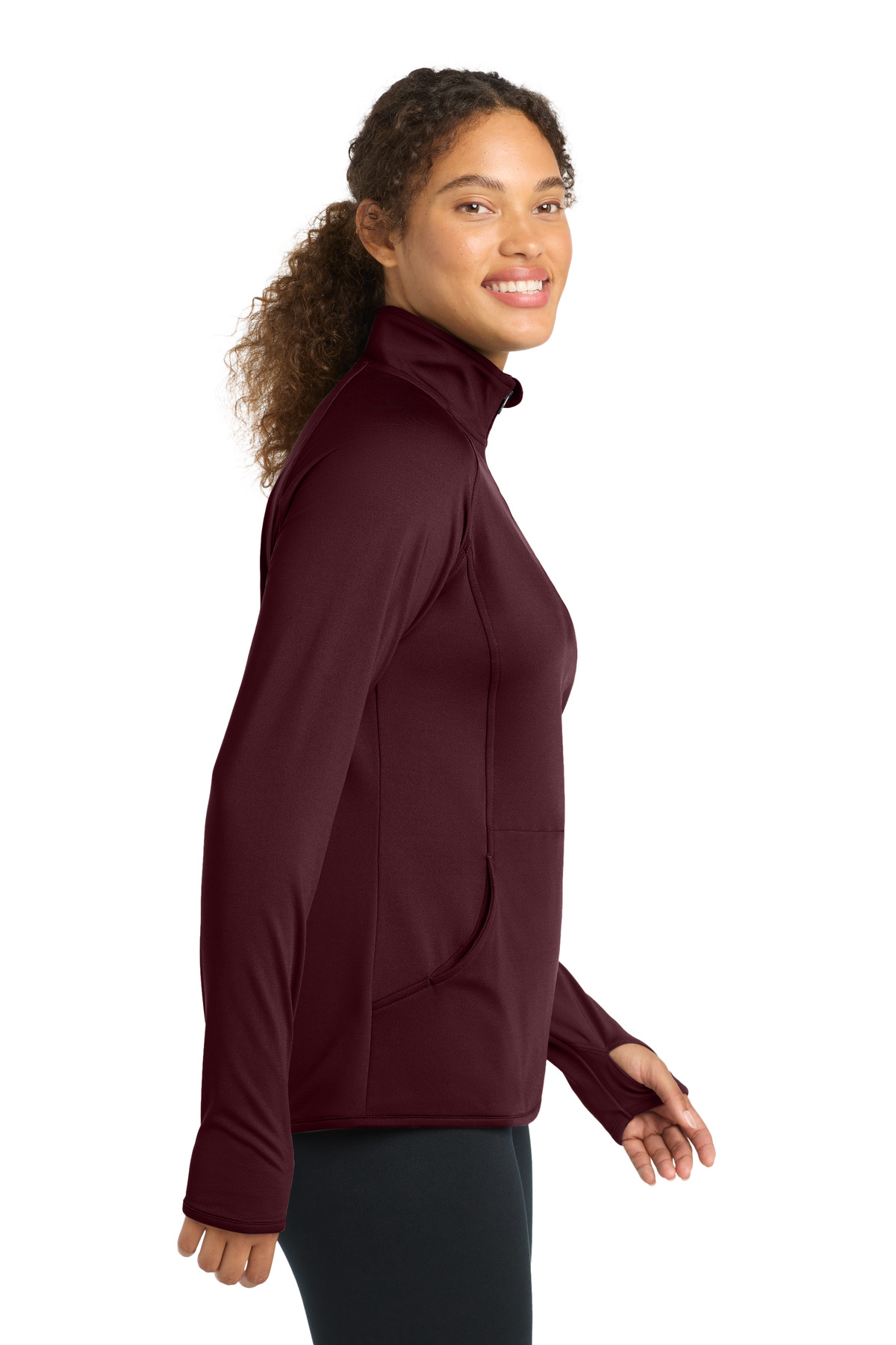 Sport-Tek® Ladies' Sport-Wick® Stretch Full-Zip Jacket 71