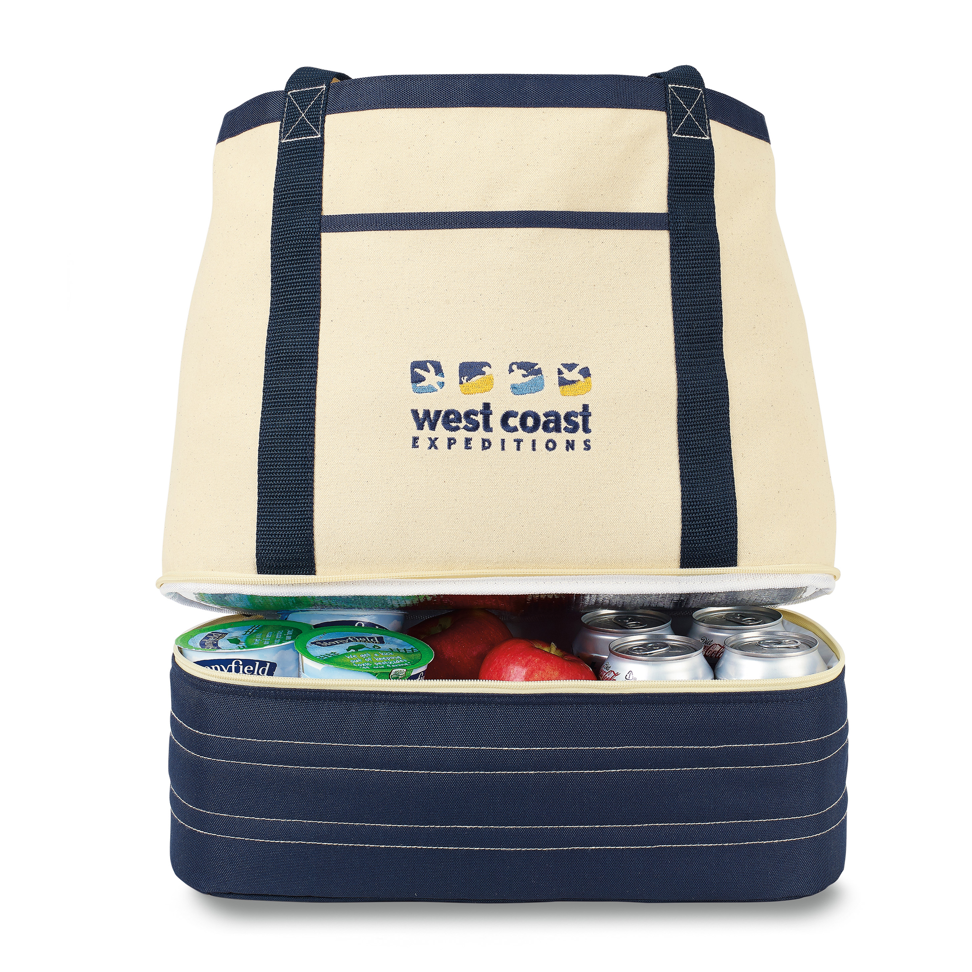 Coastal Cotton Insulated Tote 9