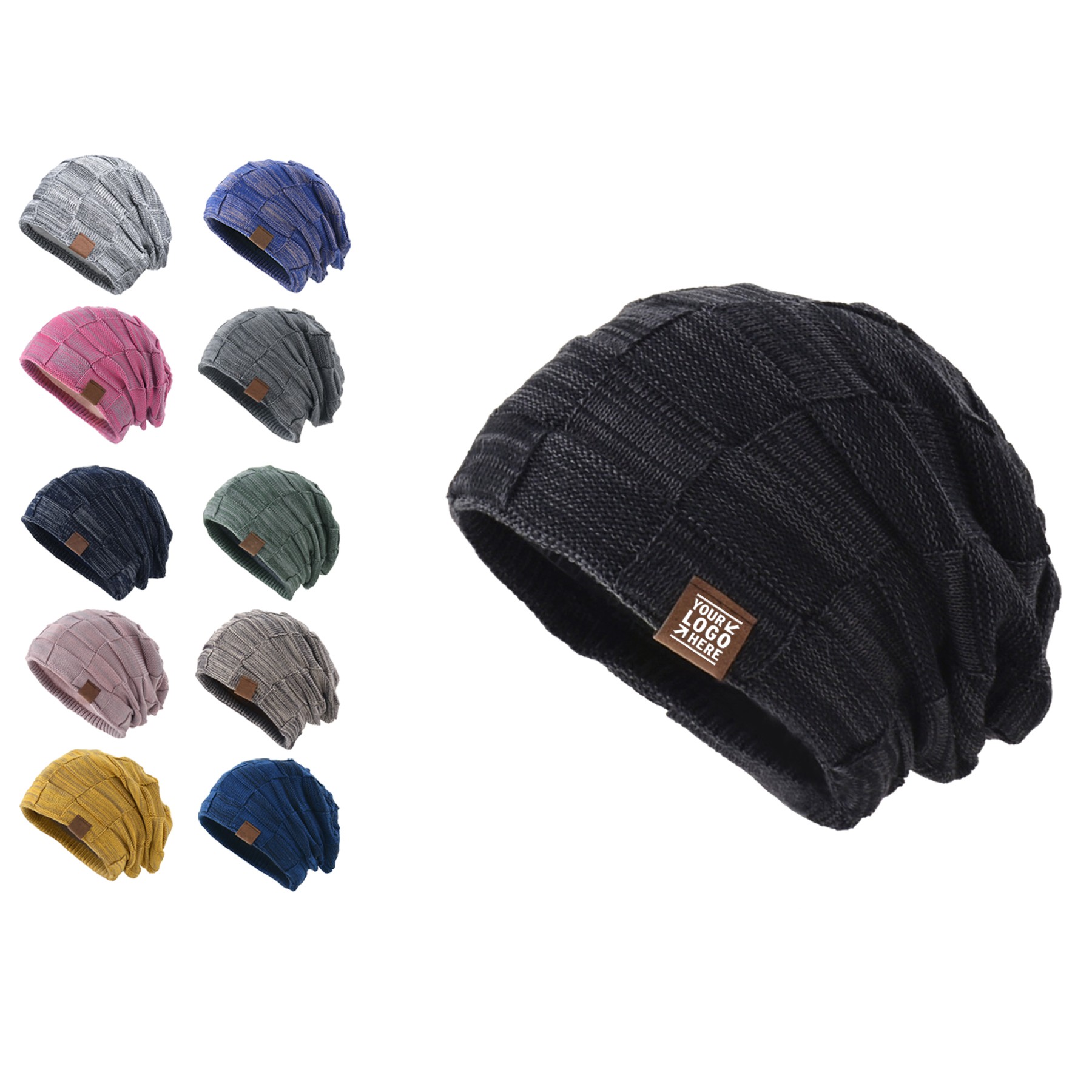 Unisex Winter Warm Thick Slouchy Beanie