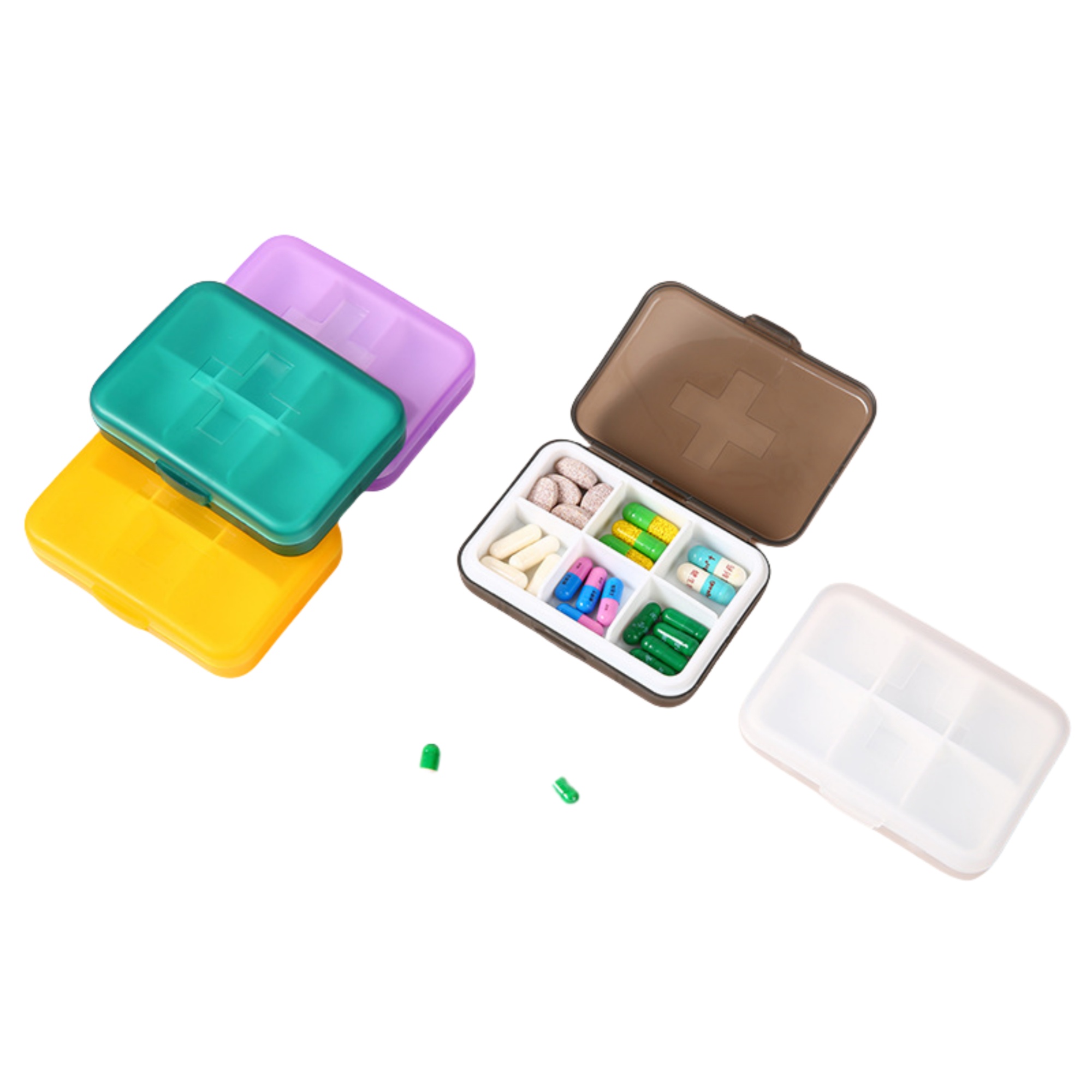 Travel Transparent Pill Box 3