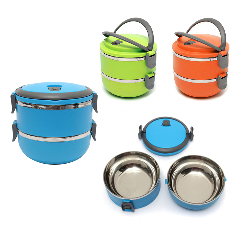 2 Layers Stainless Steel Lunch Box 2
