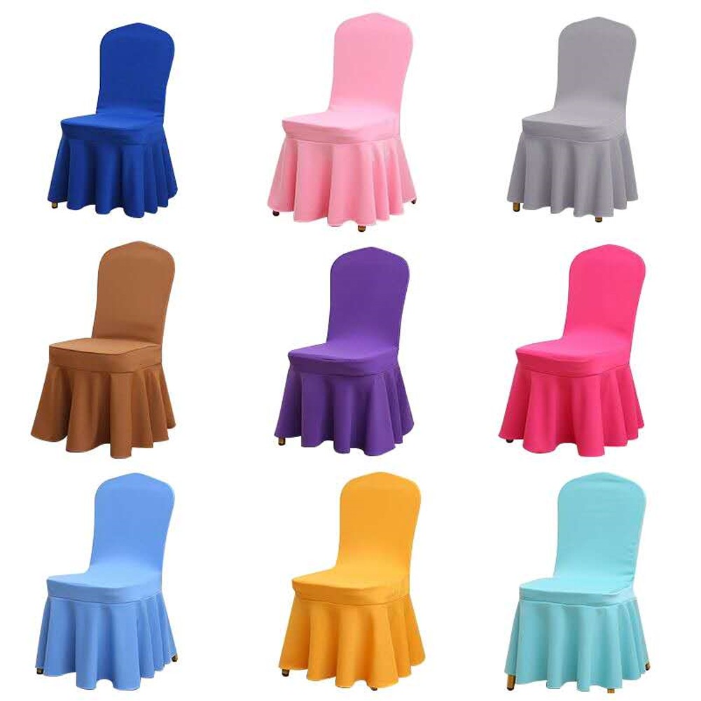 Polyester Party Wedding Chair Back Cover 1