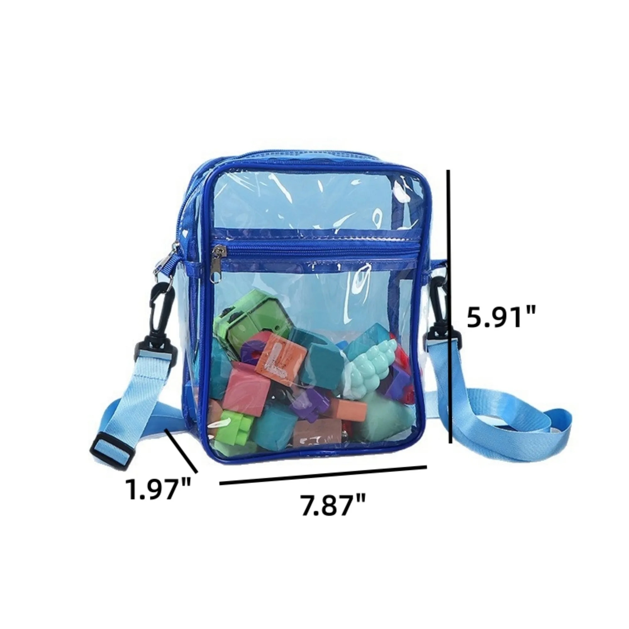 Transparent PVC Waterproof Square Bag 3