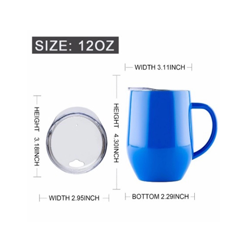 12oz. Insulated Coffee Mug With Handle 2