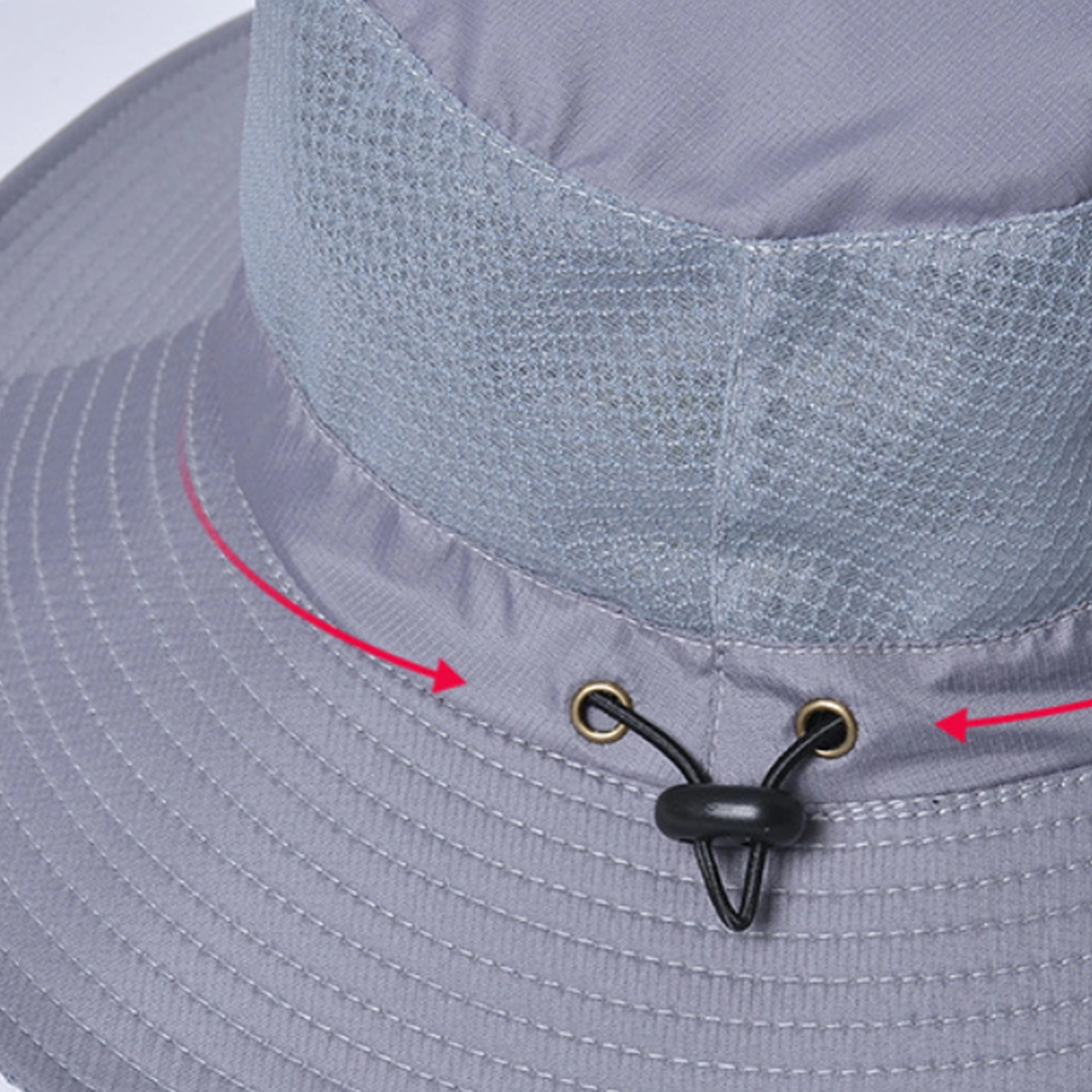 Foldable Bucket Fishing Hat w/ Meah 3