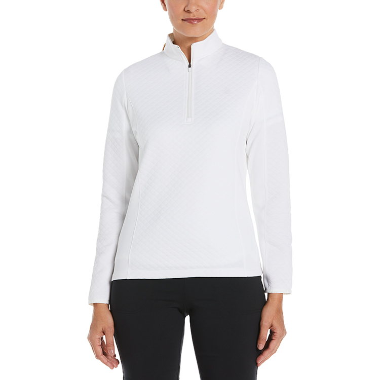 Callaway Ladies Diamond Quilted Fleece 1/4 Zip 3