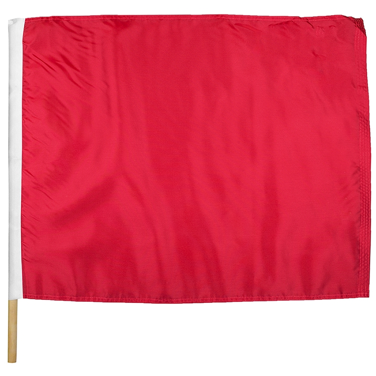 24" x 30" Stop Polyester Auto Racing Flag 1
