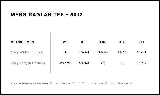 Raglan Tee | 5012 15