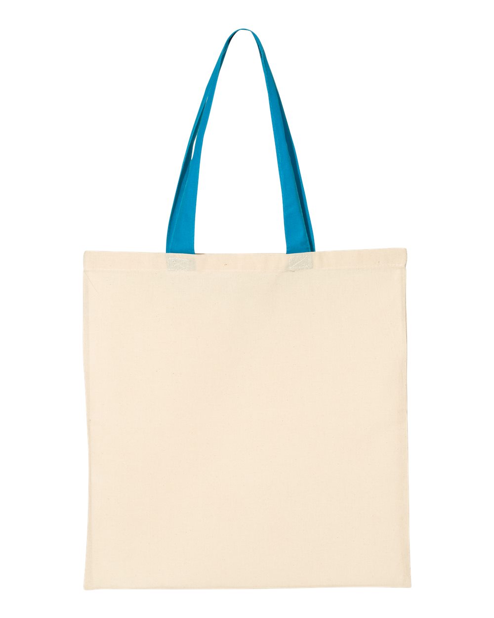 Economical Tote with Contrast-Color Handles - QTB6000, custom tote bag with logo imprint 25