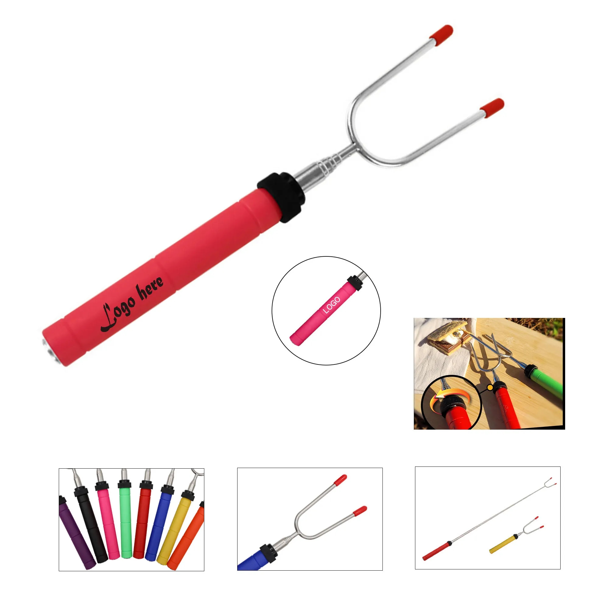Extendable Roasting BBQ Sticks 6
