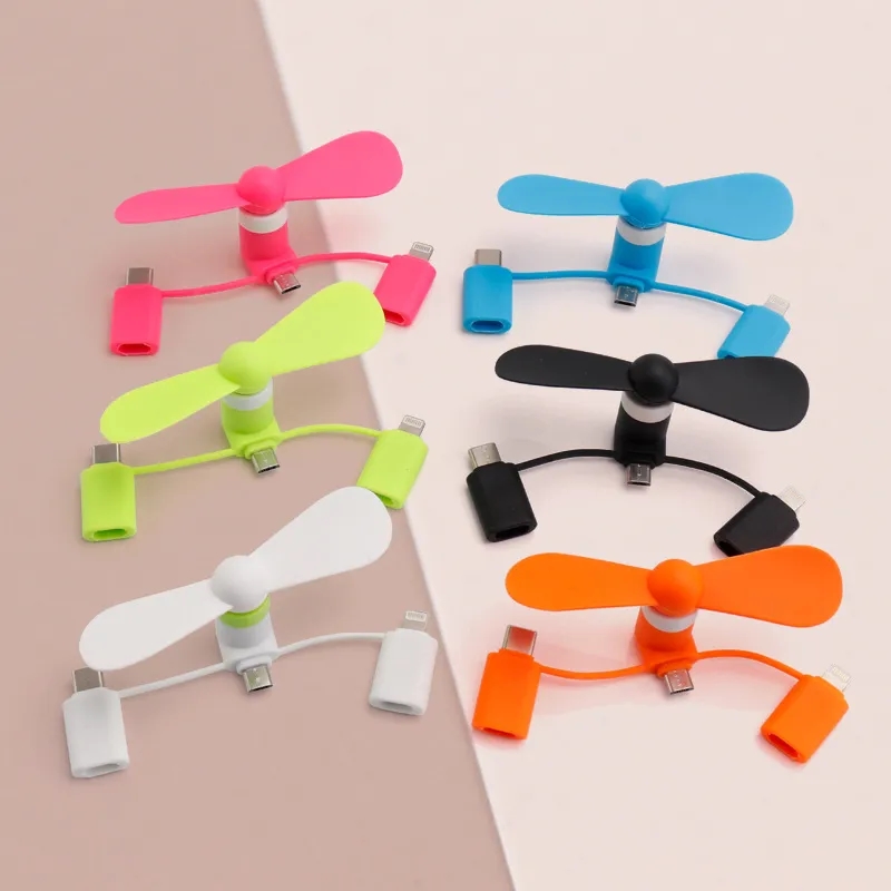 3 in 1 Mini USB Phone Fan 3
