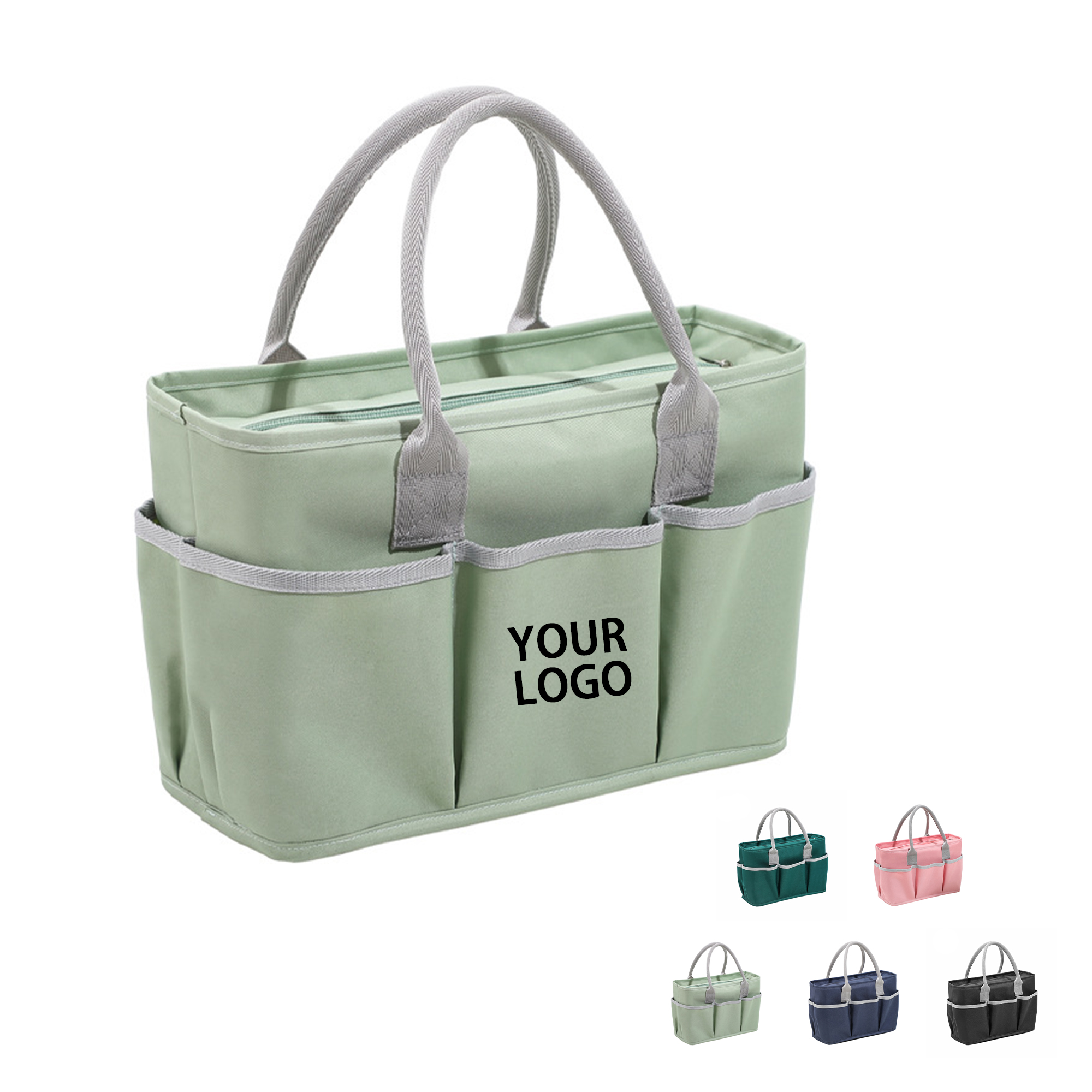 Insulated Lunch Tote 11.9" x 5.2" x 7.9" 5