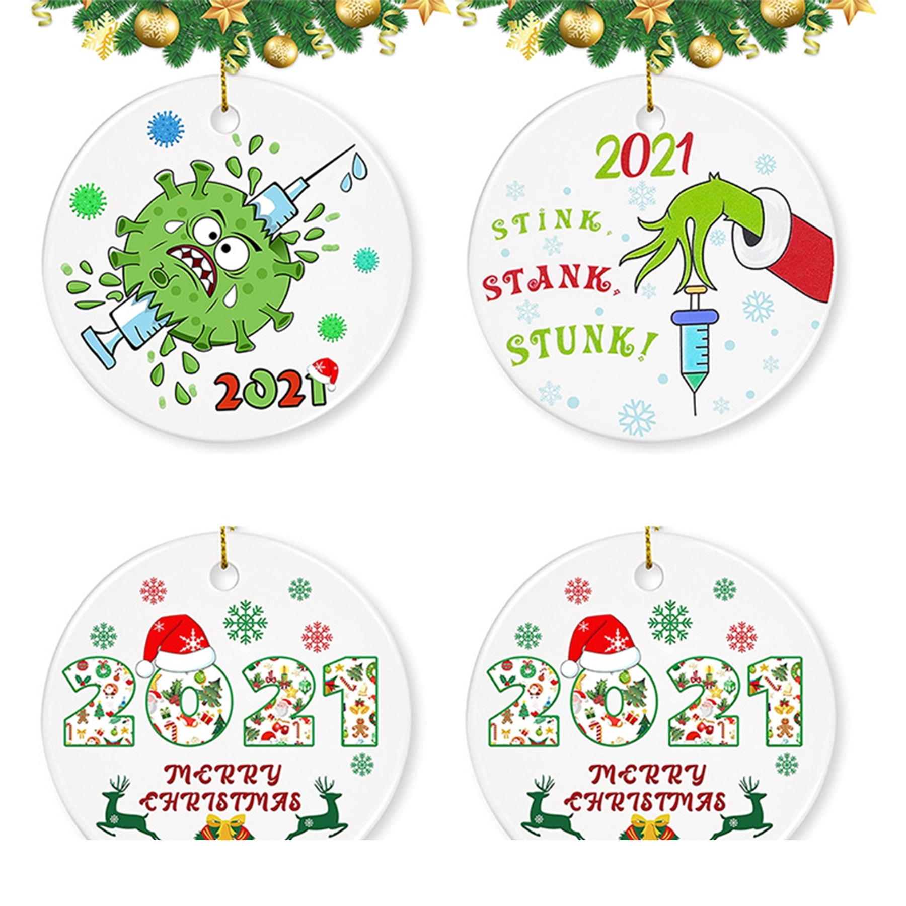 2021 Xmas Christmas Ornament decoration 8