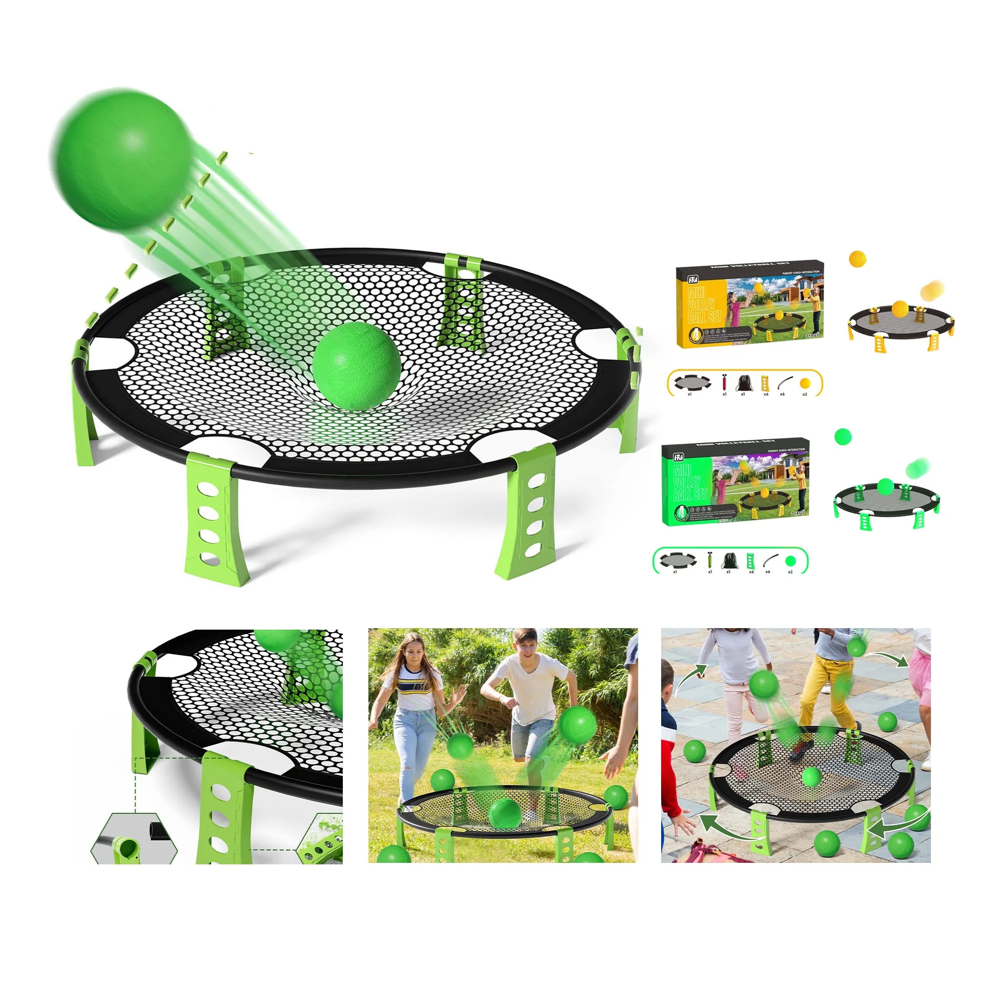 MOQ 12 Family Toss and Catch Net Game 4