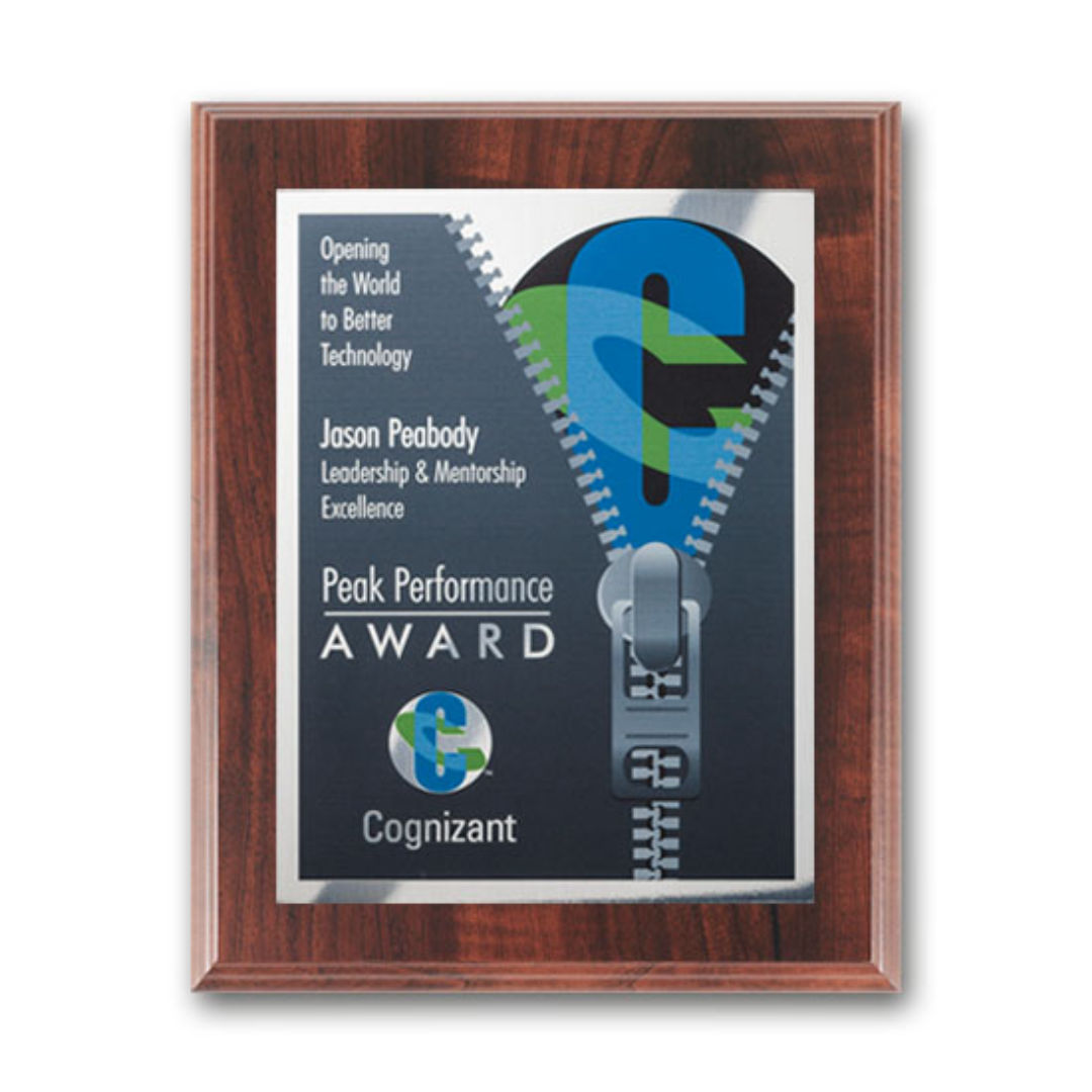 SpectraPrint™ Plaque - Walnut Silver 4