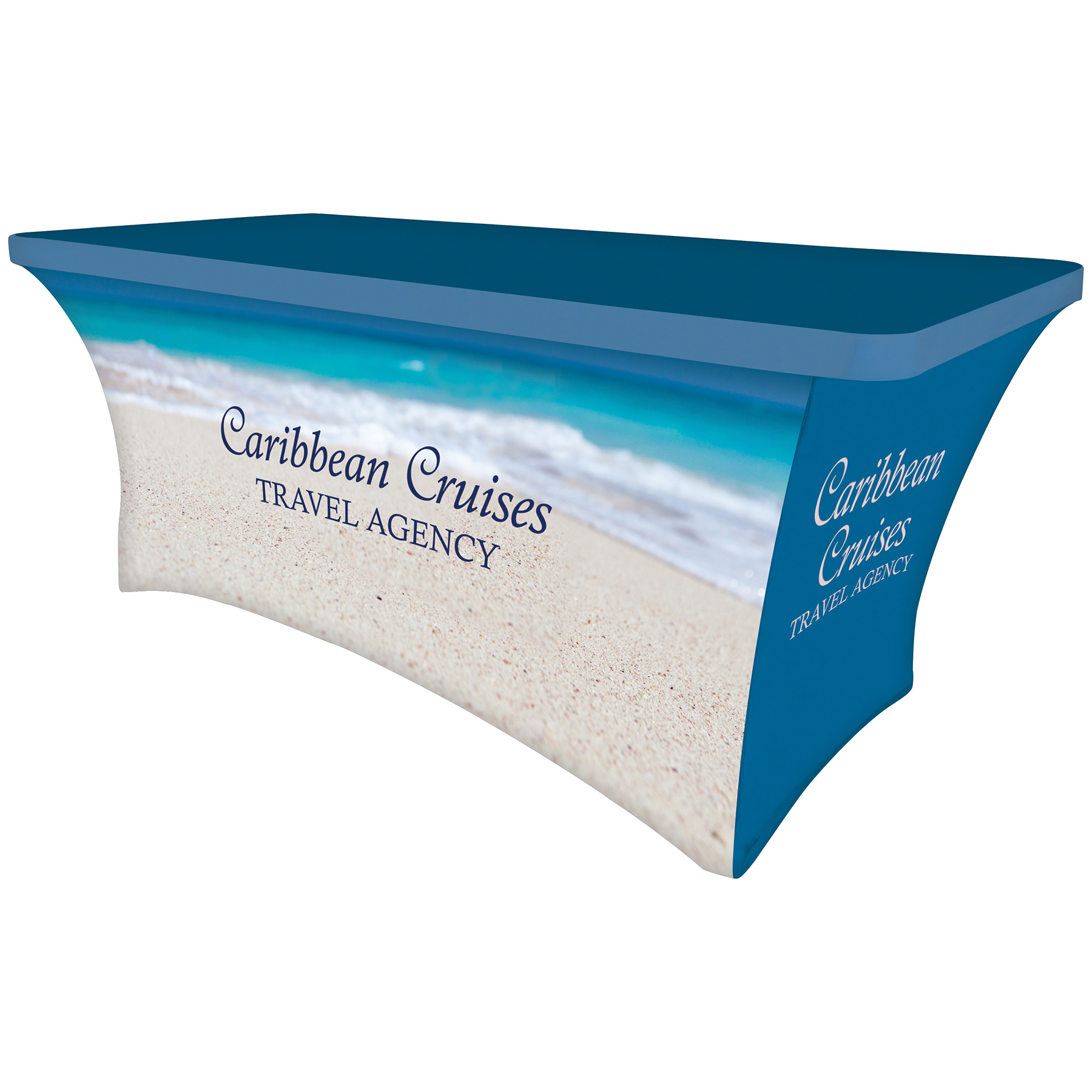 6' Digitally Printed Stretch Table Covers 6