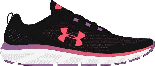 UA Assert 9 Girls' Running Shoes 12