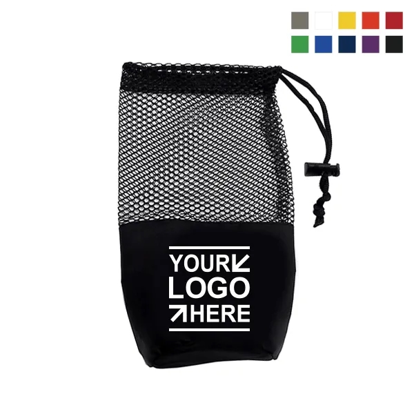 Custom Mesh Storage Drawstring Bag 2