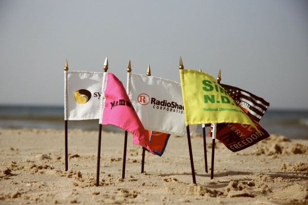 4" x 6" Custom Stick Flag - Dye Sublimation 2