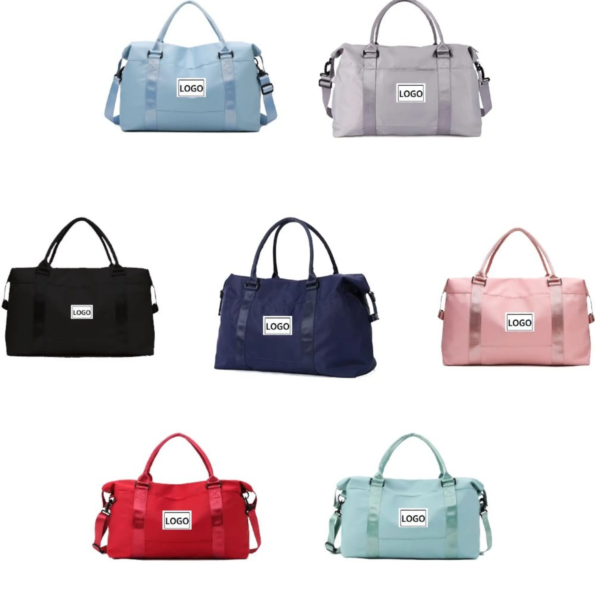 Oxford Fabric Travel Duffel Tote Bag Fit 15.6" Laptop 4
