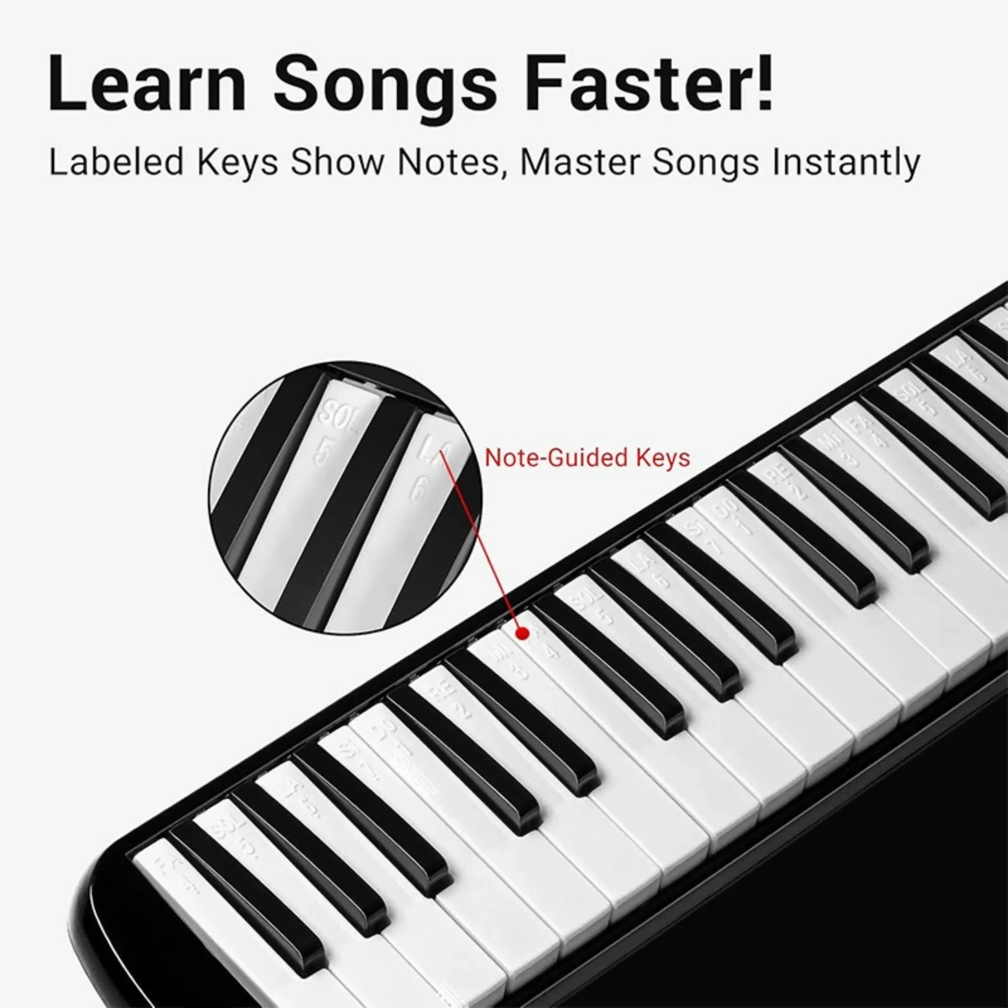 32 Keys Melodica Instrument, Air Piano Keyboard Pianica 4