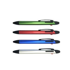 3 Color Ink Metal Pen With Stylus 8