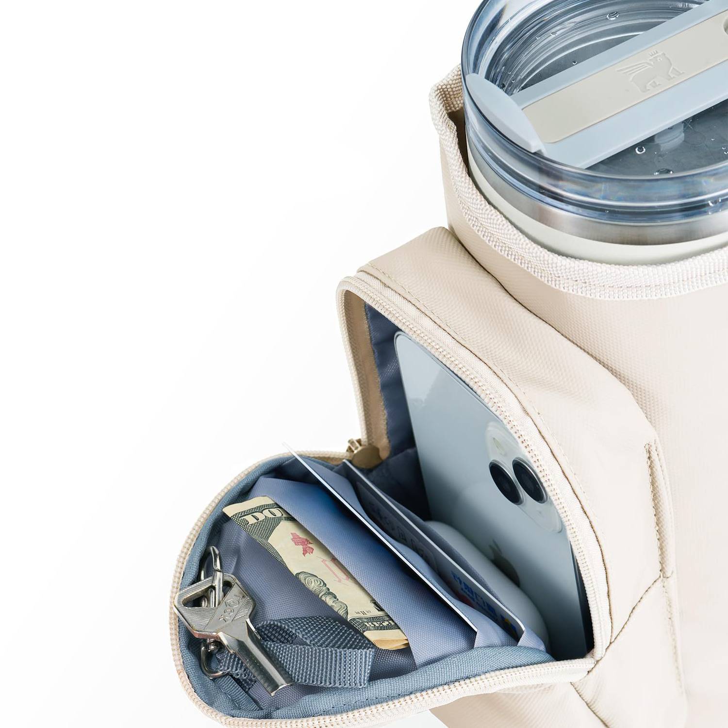 40OZ Diving Material Crossbody Car Insulation Cup Cover 3