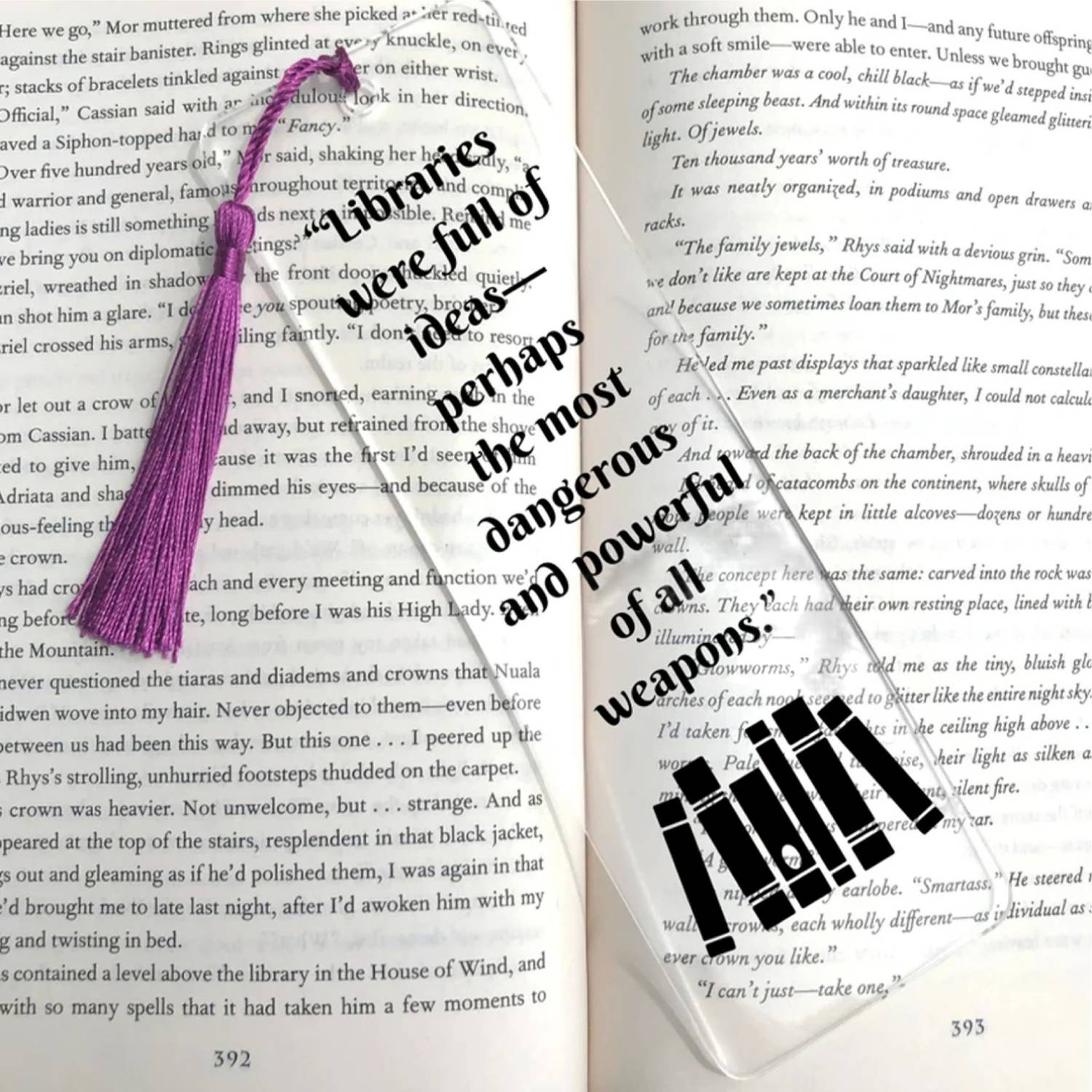 Acrylic Bookmark with Tassel 3