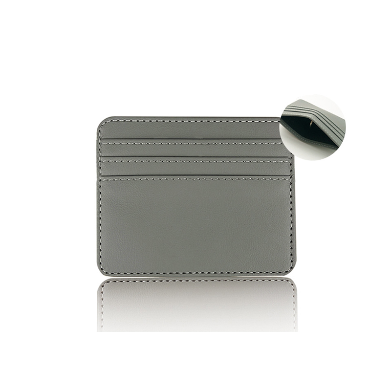 PU Leather Slim Wallets Minimalist Credit Card Holder 1