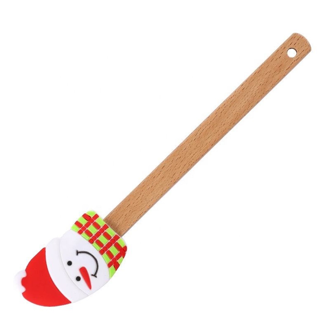 Food Grade Christmas Silicone Spatula 6