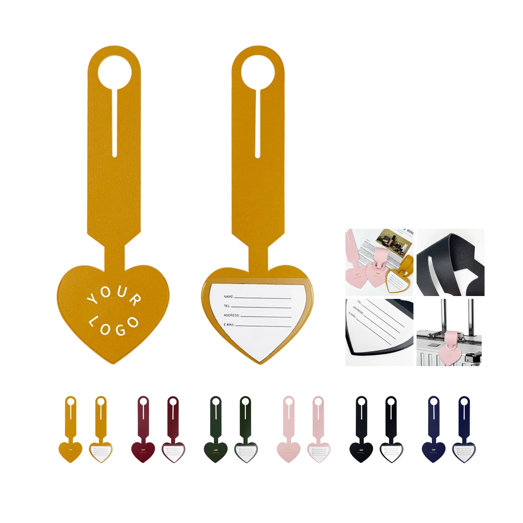 Heart-Shaped Luggage Tag 2