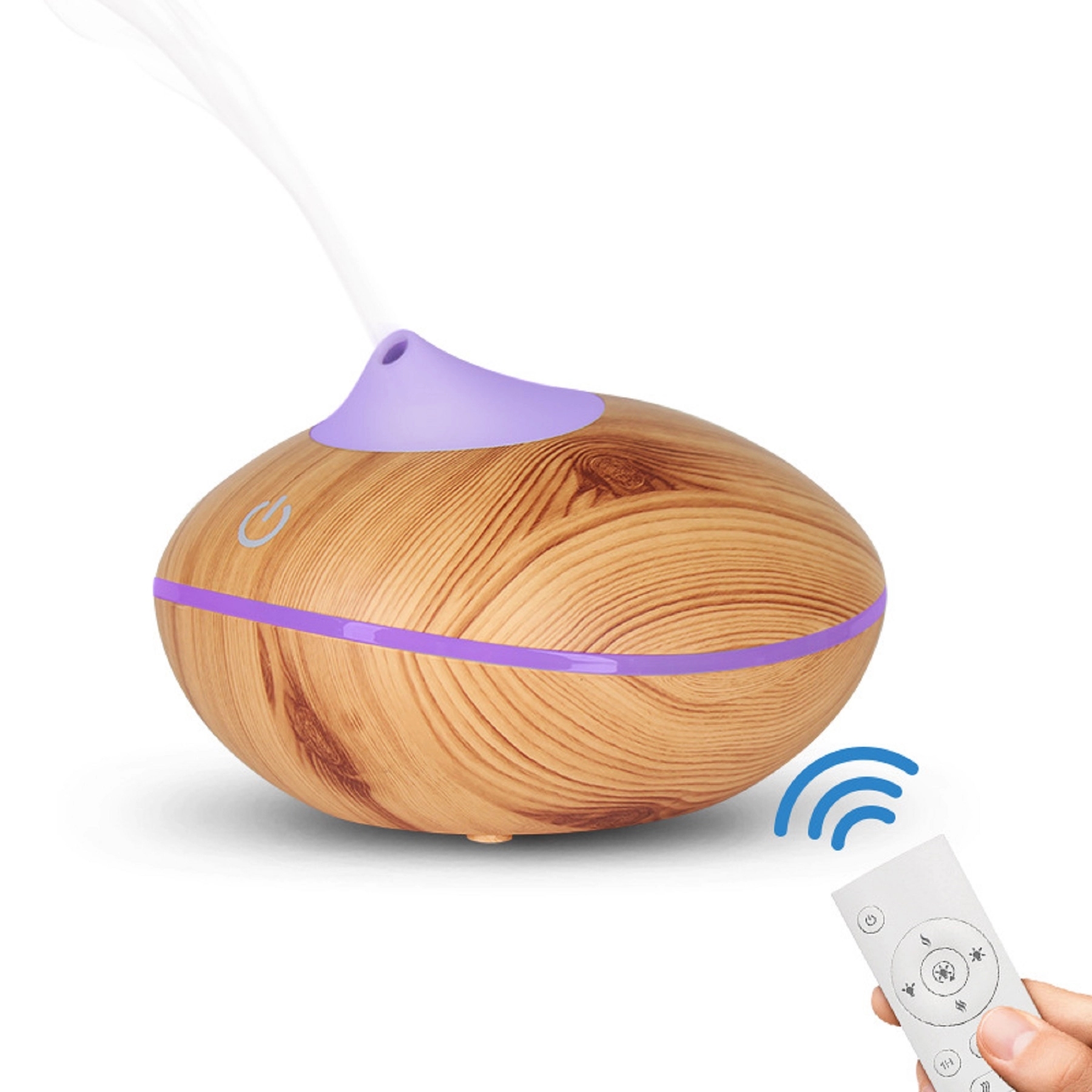 200 ml Wood Grain Aroma Diffuser Humidifier for Home 7