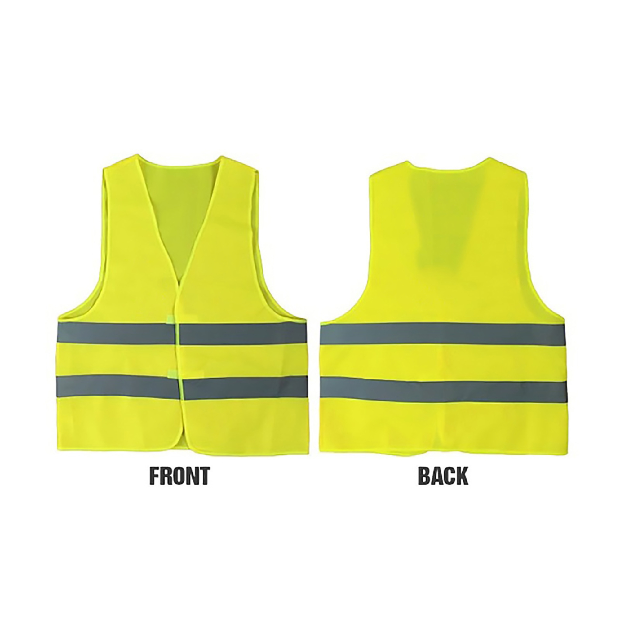 Polyester Reflective Safety Vest w/Pouch 5