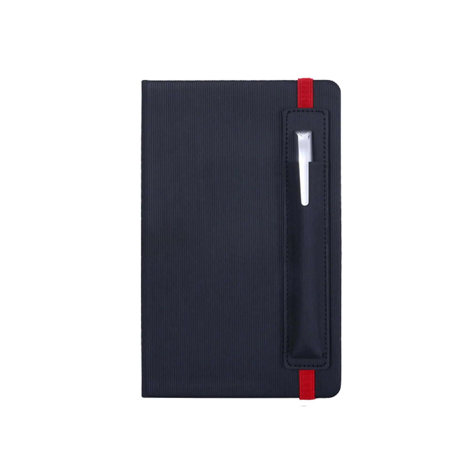 A5 PU Softcover Journal Hardcover Notebook Set with Pen 6
