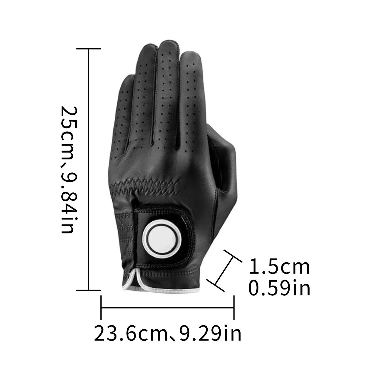 Premium Sheepskin Leather Golf Glove With Custom Logo 2