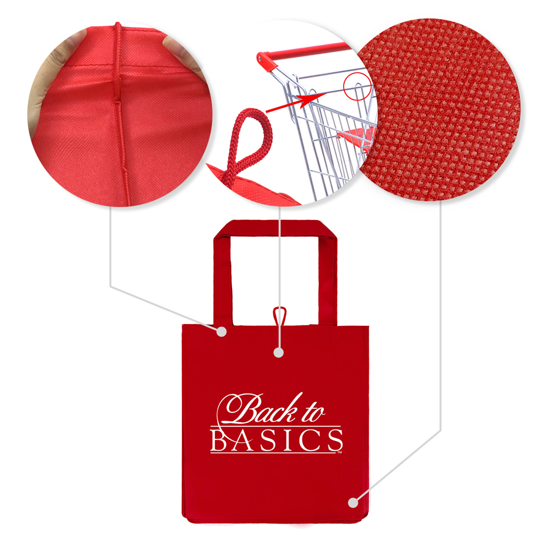 Non-Woven Value Grocery Tote 3