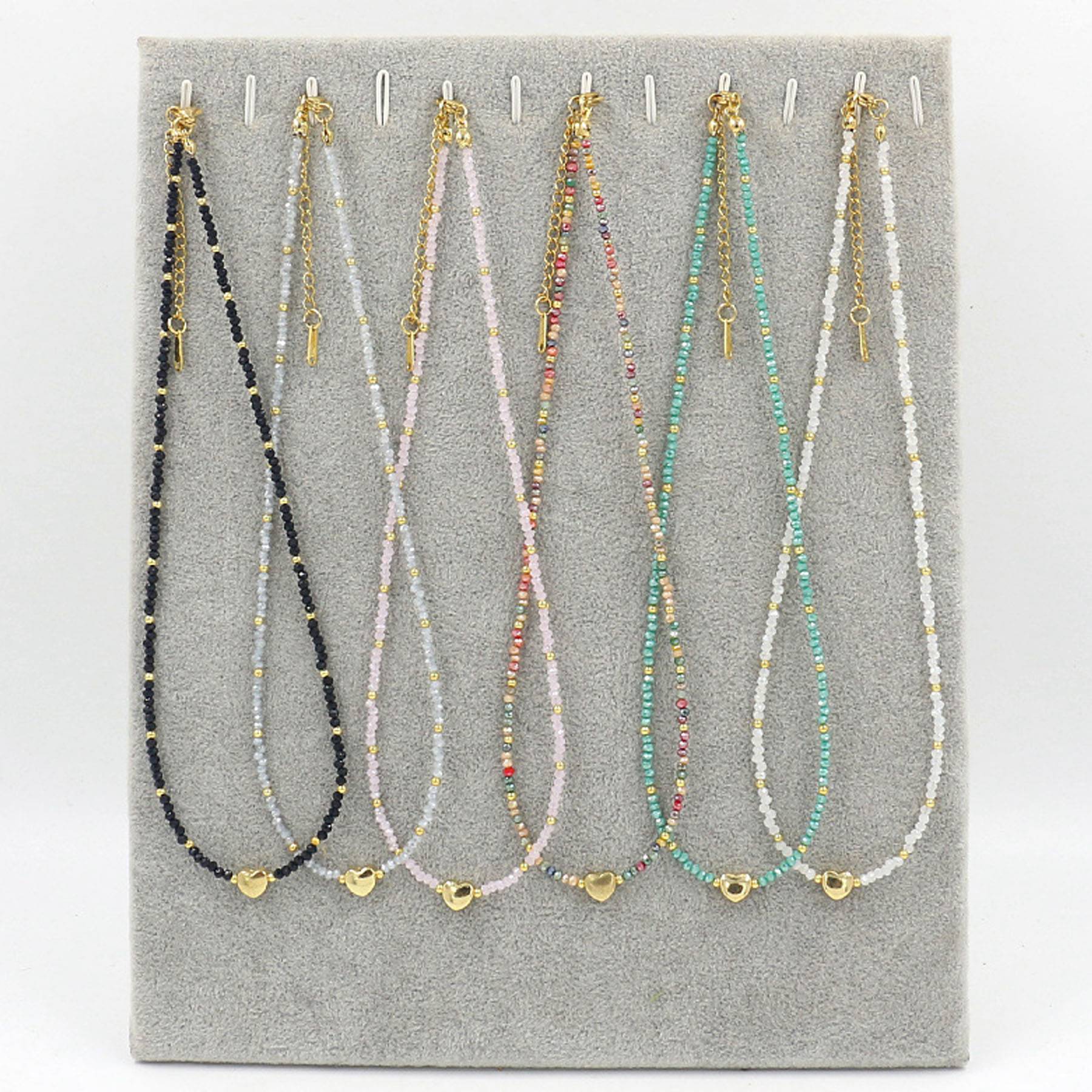 Colorful Mini Crystal Beaded Necklace 10