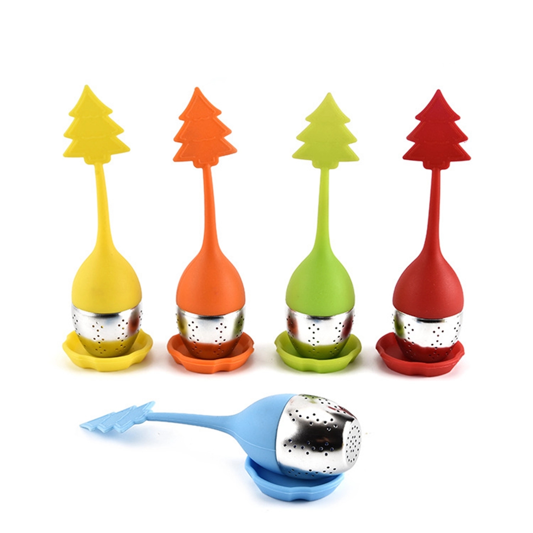 Christmas Trees Shape Silicone Tea Infuser 3