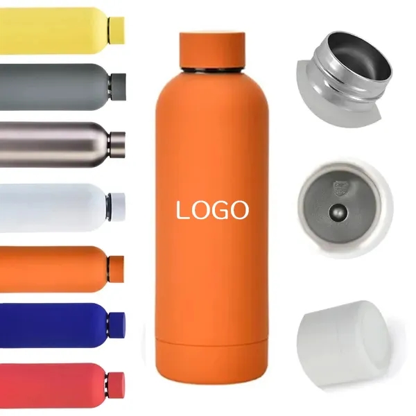Stainless Steel Water Bottle 16 oz Capacity 8