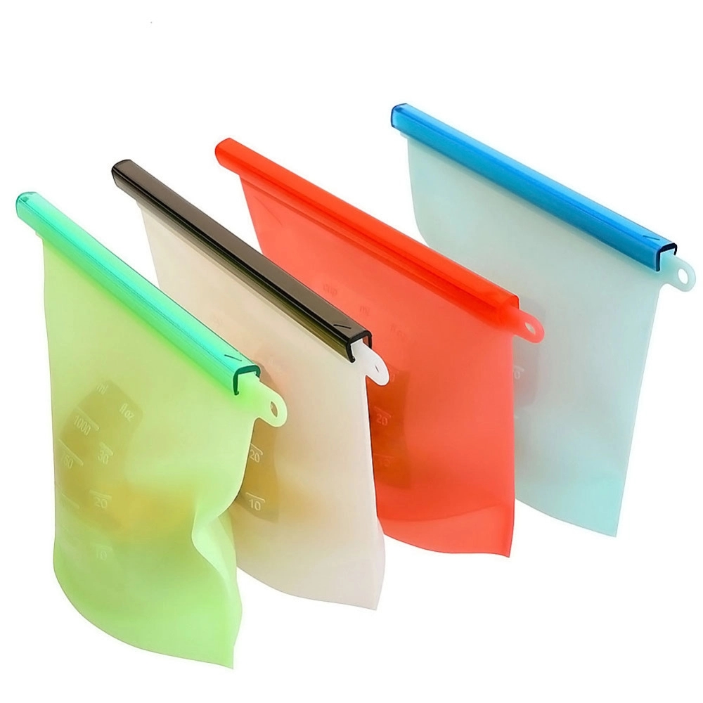 30oz Reusable Silicone Food Storage Bags 4
