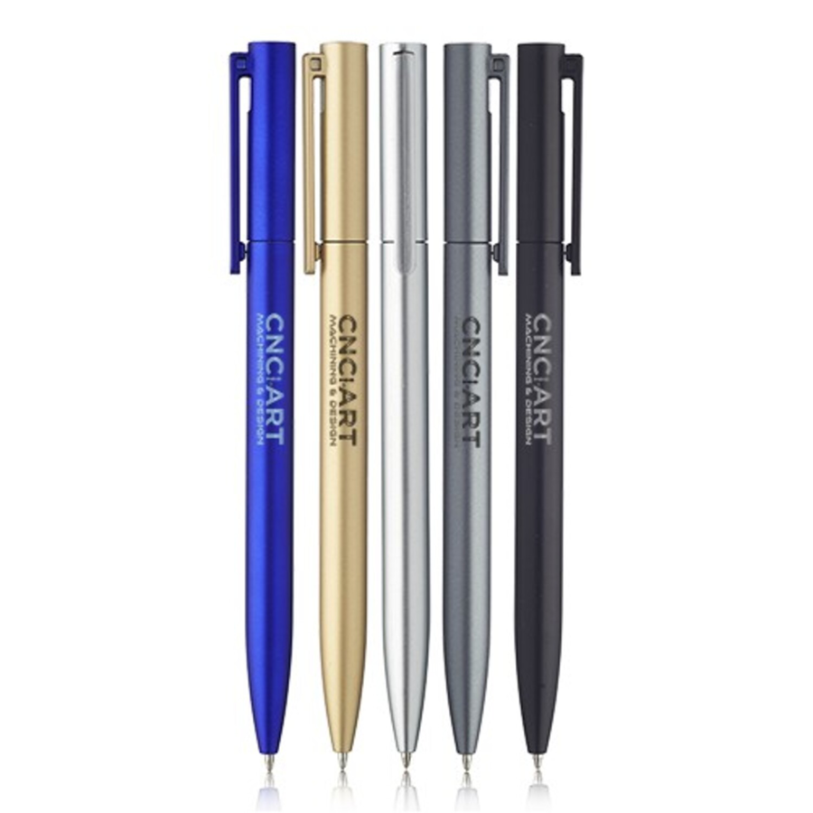 Matte Soft-Touch Rubberized Ballpoint Pen