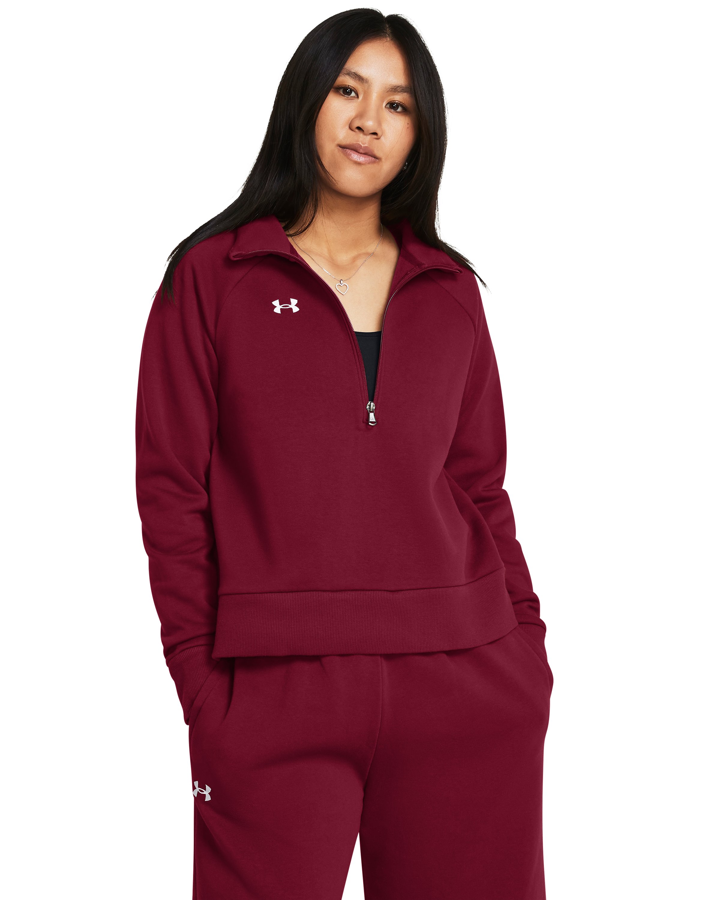 UA Rival Fleece Women's Zip 5