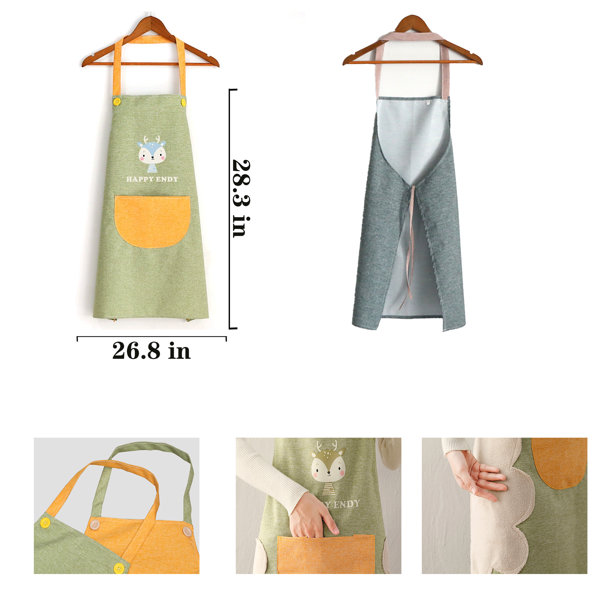 Customizable Professional Pure Cotton Apron 2