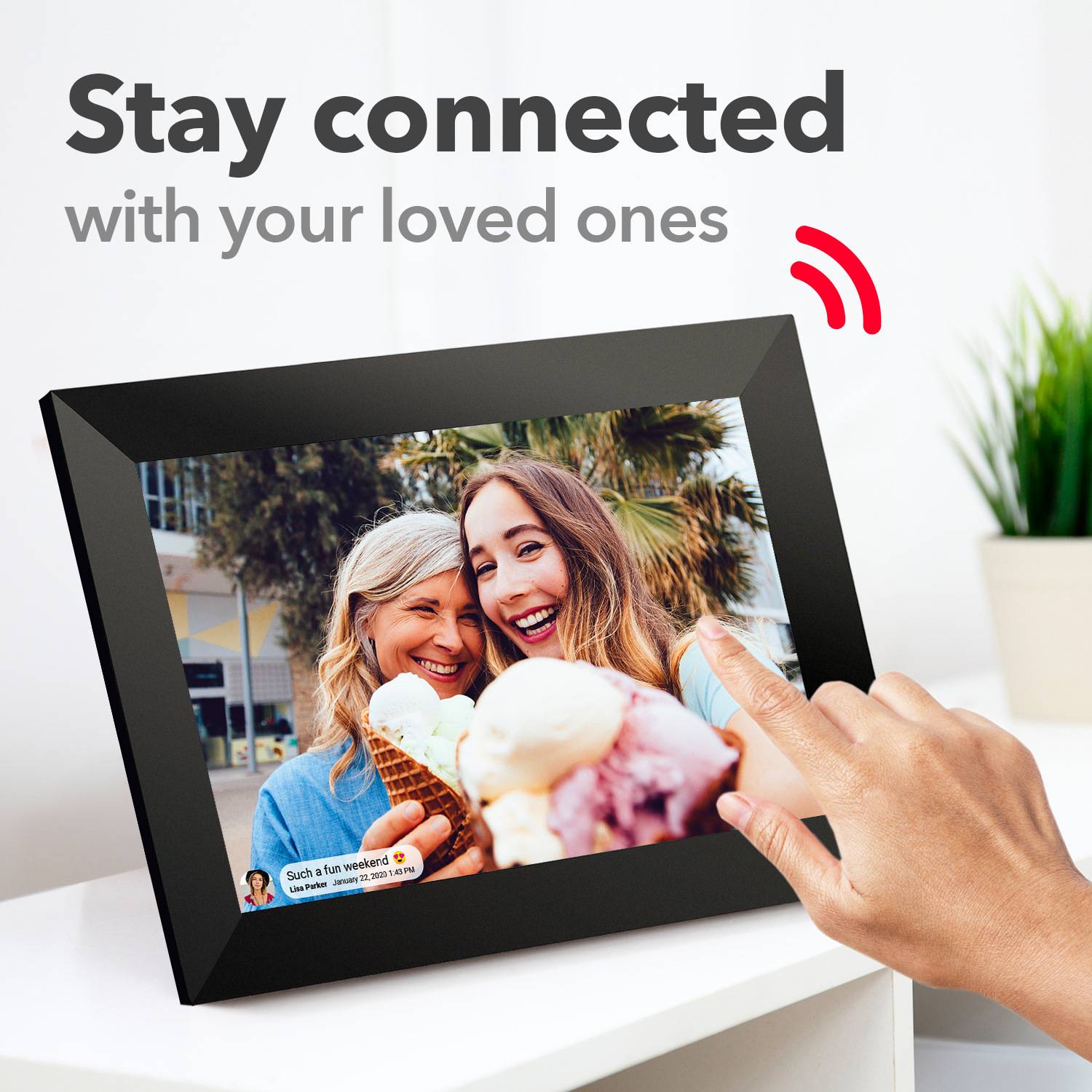 10.1inch Wifi Digital Photo Frame 6